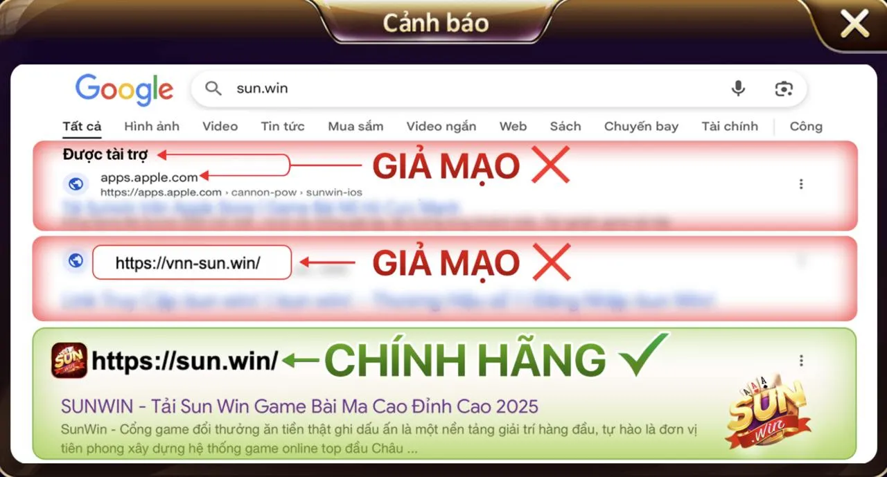 Cách nhận biết Sunwin thật – chỉ có sun.win là chính chủ 3 Cách bảo vệ tài khoản